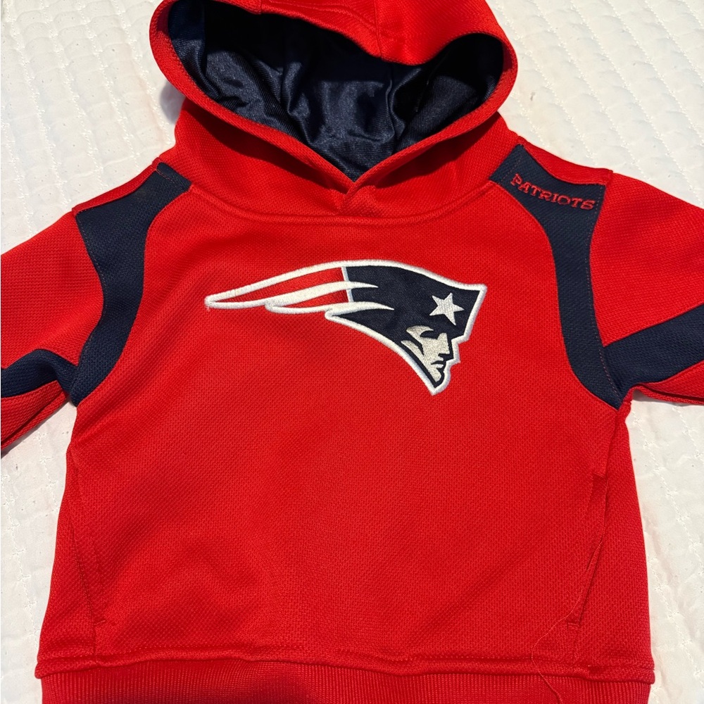 Patriots Kids Red and Blue Hoodie
